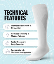 Load image into Gallery viewer, Knee High Compression Socks - Meow