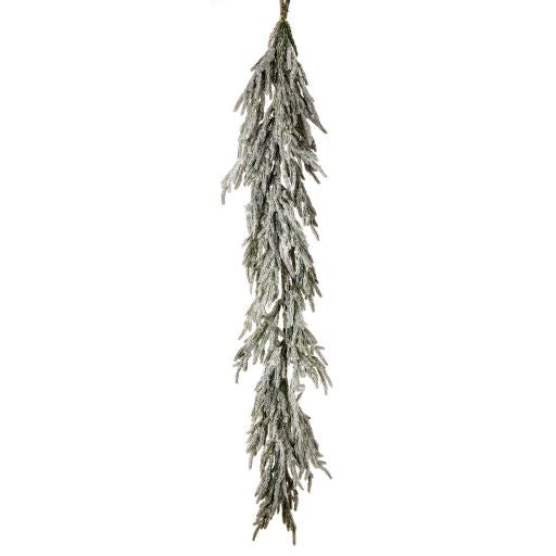 Real Touch Flocked Norfolk Pine Garland - 5'