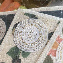 Load image into Gallery viewer, Swedish Dish Cloth - Gardensis Moth and Berries