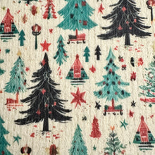 Load image into Gallery viewer, Swedish Dish Cloth - Oh Christmas Tree Retro Christmas