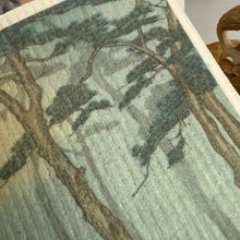 Load image into Gallery viewer, Swedish Dish Cloth - Moon Shadow Moonlight & Trees
