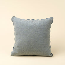 Load image into Gallery viewer, Scalloped Edge Pillow 20x20 - Slate Blue