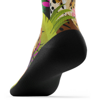Load image into Gallery viewer, Knee High Compression Socks - Cheetah
