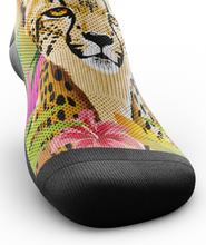 Load image into Gallery viewer, Knee High Compression Socks - Cheetah