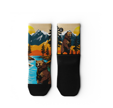 Load image into Gallery viewer, Quarter Socks - Grizzly Bear