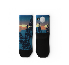 Load image into Gallery viewer, Quarter Socks - Bright Night