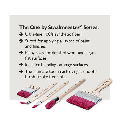 Staalmeester® Round ONE Synthetic Paint Brush #16 – Prairie Revival