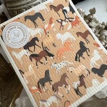 Load image into Gallery viewer, Swedish Dish Cloth - Put a Horse On It