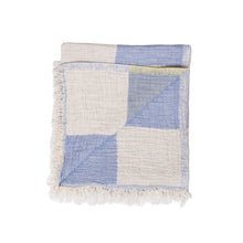 Load image into Gallery viewer, The Beckon Checkered Towel - Blue Mix