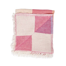 Load image into Gallery viewer, The Beckon Checkered Towel - Pink Mix