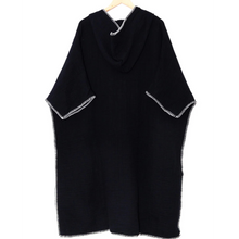 Load image into Gallery viewer, The Cocoon Surf Poncho Men's - Black