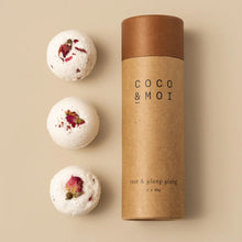 Load image into Gallery viewer, Trio Bath Bombs - Rose & Ylang Ylang