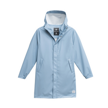 Load image into Gallery viewer, Women's Classic Long Rain Jacket - Ashley Blue
