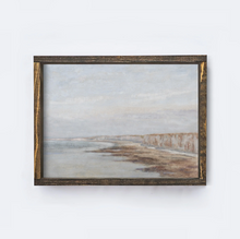 Load image into Gallery viewer, Vintage Neutral Beach Print, Coastal - Espresso