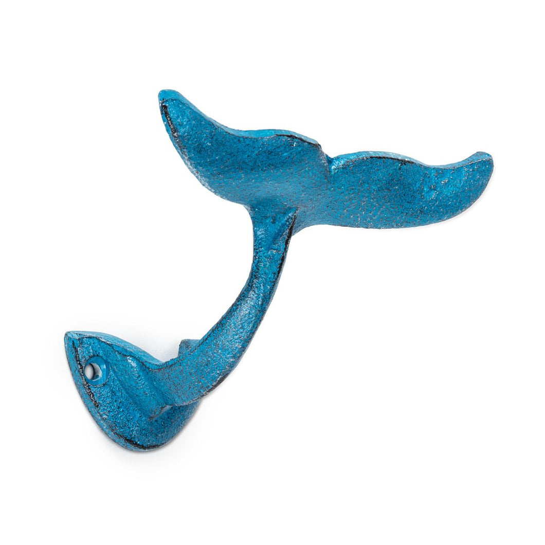 Whale Tail Hook - Antique Blue