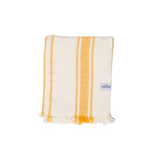 Load image into Gallery viewer, The Willow Stripe Towel - Saffron