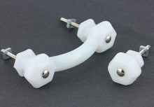 Load image into Gallery viewer, Pull - Antique Milk Glass, White