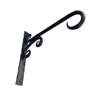 Hand-Forged Bracket Hanger - Antique Black