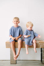 Load image into Gallery viewer, The Pebble Kids Poncho - Indigo