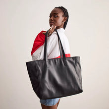 Load image into Gallery viewer, Elizabeth Large Shopper Tote Bag - Black