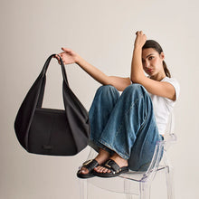 Load image into Gallery viewer, Victoria Nylon Shoulder Bag - Black