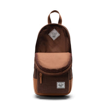 Load image into Gallery viewer, Heritage Shoulder Bag - Potting Soil Crosshatch/ Natural