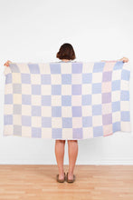 Load image into Gallery viewer, The Beckon Checkered Towel - Blue Mix