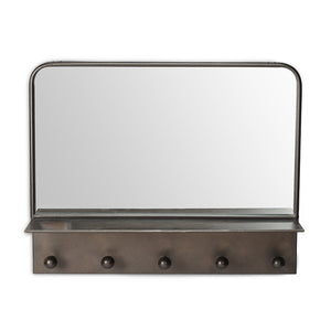Rectangle Mirror with 5 Hooks ( in Store Pick Up Only)