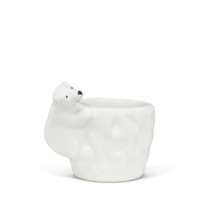 Load image into Gallery viewer, Polar Bear Planter
