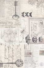 Load image into Gallery viewer, Decoupage Paper - Ephemera Collage