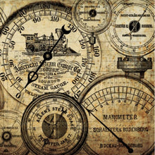 Load image into Gallery viewer, Decoupage Paper - Grunge Meters