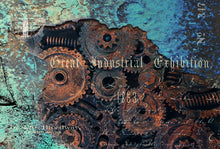 Load image into Gallery viewer, Decoupage Paper - Industrial Exhibition