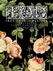 Flora Parisiensis IOD Decor Image Transfer