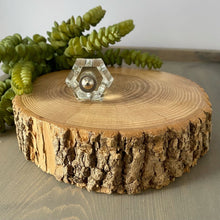 Load image into Gallery viewer, Glass Honeycomb Knob - Clear