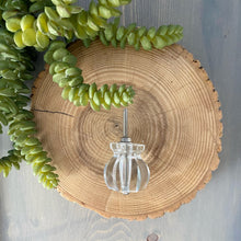 Load image into Gallery viewer, Glass Honeycomb Knob - Clear
