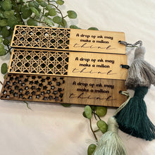Load image into Gallery viewer, Wooden Bookmark - A Drop Of Ink