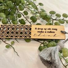 Load image into Gallery viewer, Wooden Bookmark - A Drop Of Ink