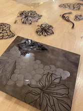 Load image into Gallery viewer, Grapes IOD Decor Stamp with Masks