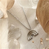 Load image into Gallery viewer, Dio Matte Rainbow Charm Necklace