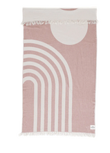 Load image into Gallery viewer, Retro Curve Towel - Rosewood
