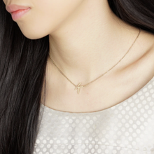 Load image into Gallery viewer, Asymmetrical Necklace Letter I - Silver