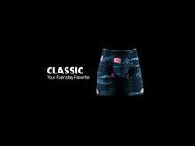 Load and play video in Gallery viewer, Classic Boxer Brief Print - Under The Sea - Black
