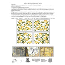 Load image into Gallery viewer, Lemon Drops IOD Decor Transfer