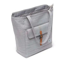 Load image into Gallery viewer, Retreat Tote - Light Grey Crosshatch
