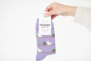 Women's Cat & Plant Socks