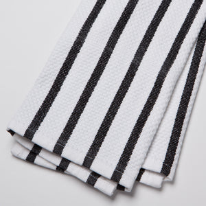 Basketweave Dish Towel - Black