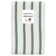 Load image into Gallery viewer, Basketweave Dishtowel - Elm Green
