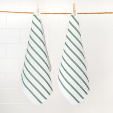 Load image into Gallery viewer, Basketweave Dishcloth, Set of 2  - Elm Green
