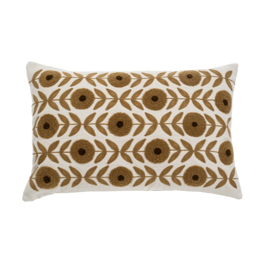 16x24 Blossom Embroidered Pillow