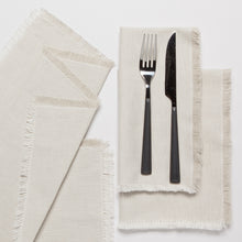 Load image into Gallery viewer, Chambray Napkins Set Of 4 - Dive Grey
